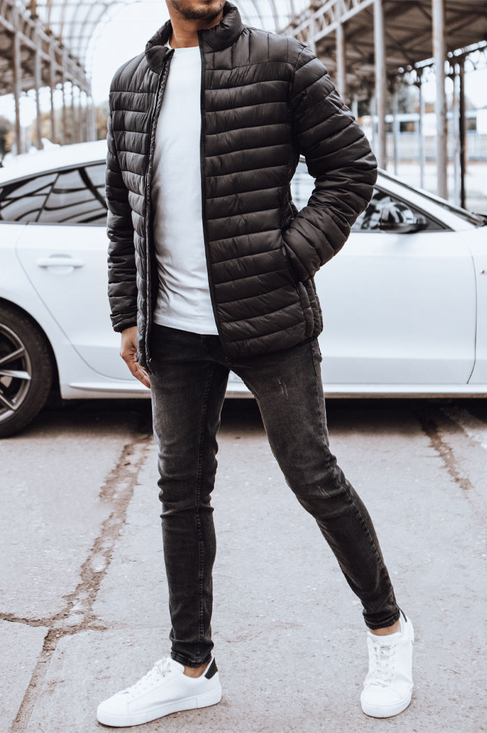 Herren Übergangsjacke Farbe Schwarz DSTREET TX4582