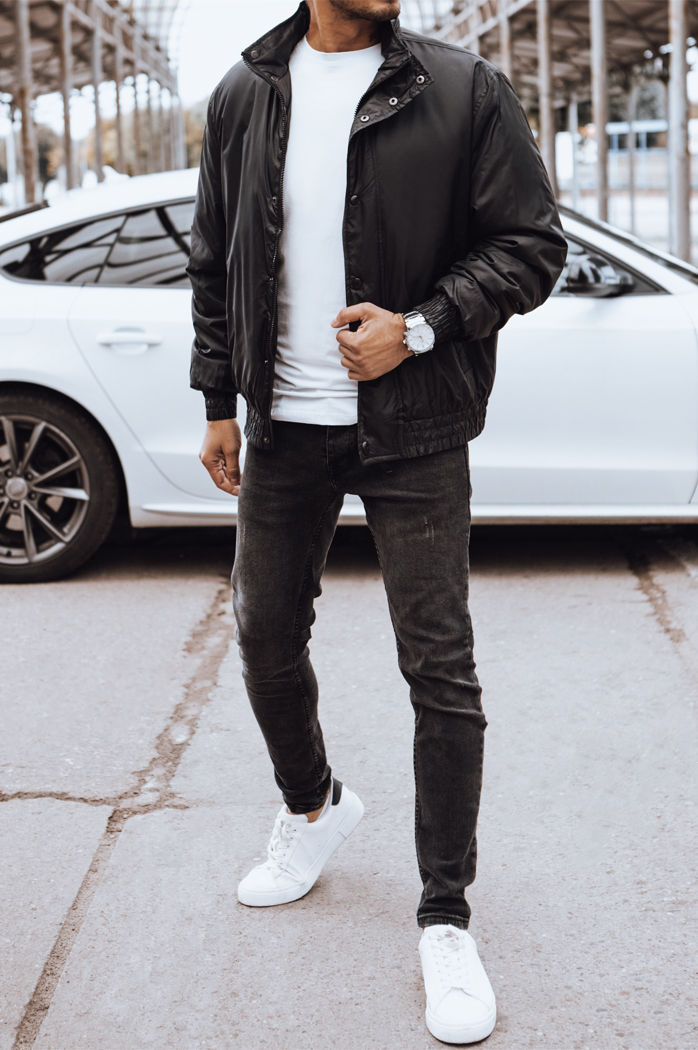 Herren Übergangsjacke Farbe Schwarz DSTREET TX4583