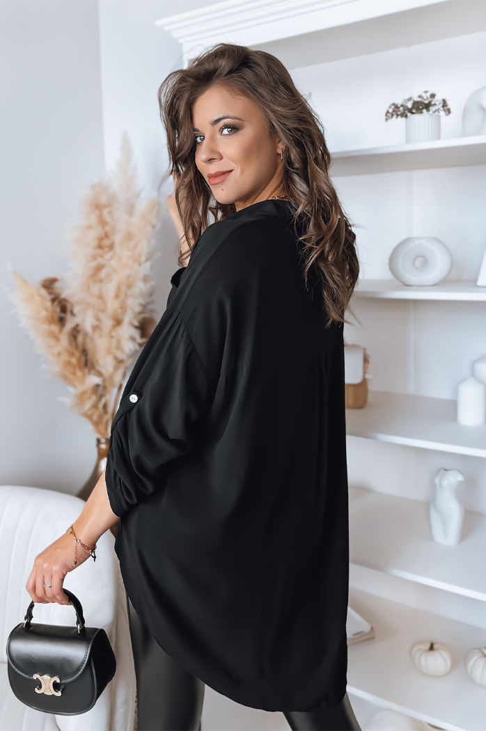 Damen Elegant Hemd RANCH Farbe Schwarz DSTREET RY2307