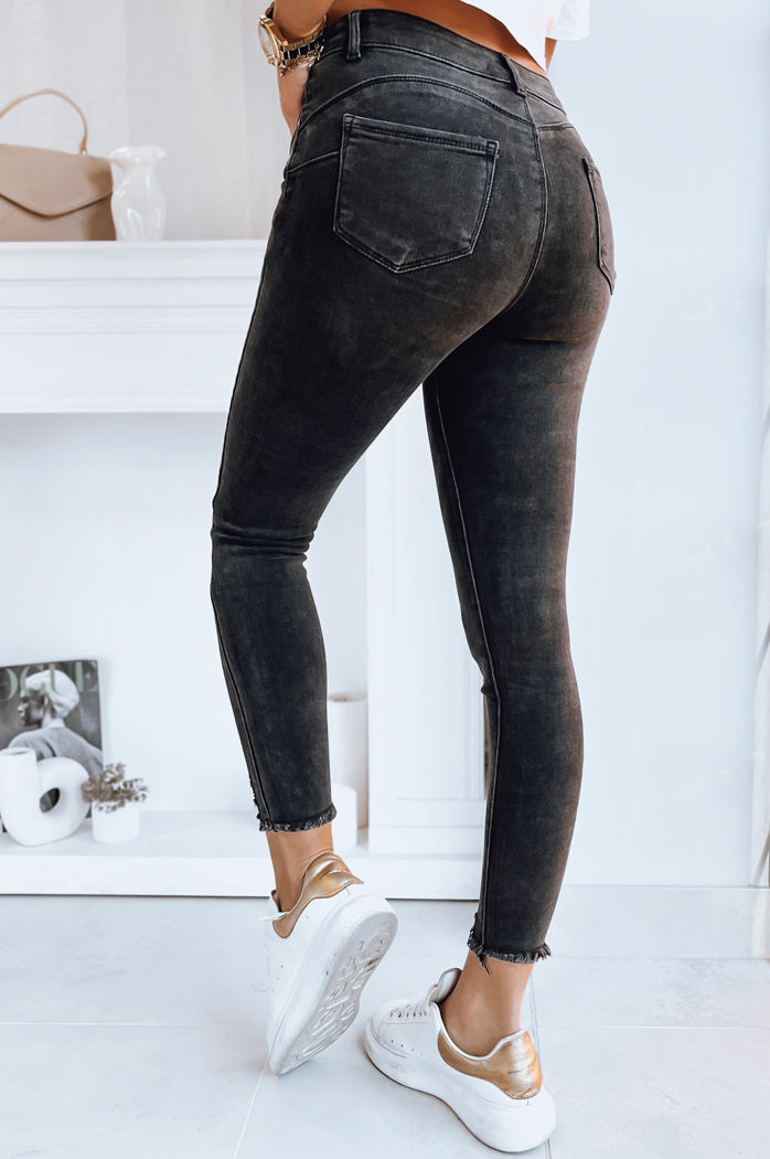 Damen Jeans Push Up PINES Farbe Schwarz DSTREET UY1734