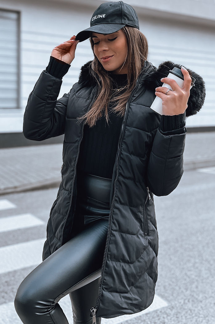 Damen Winterjacke CAPELLA Farbe Schwarz DSTREET TY3978