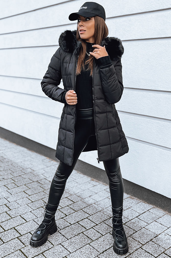 Damen Winterjacke LELISIA Farbe Schwarz DSTREET TY4022