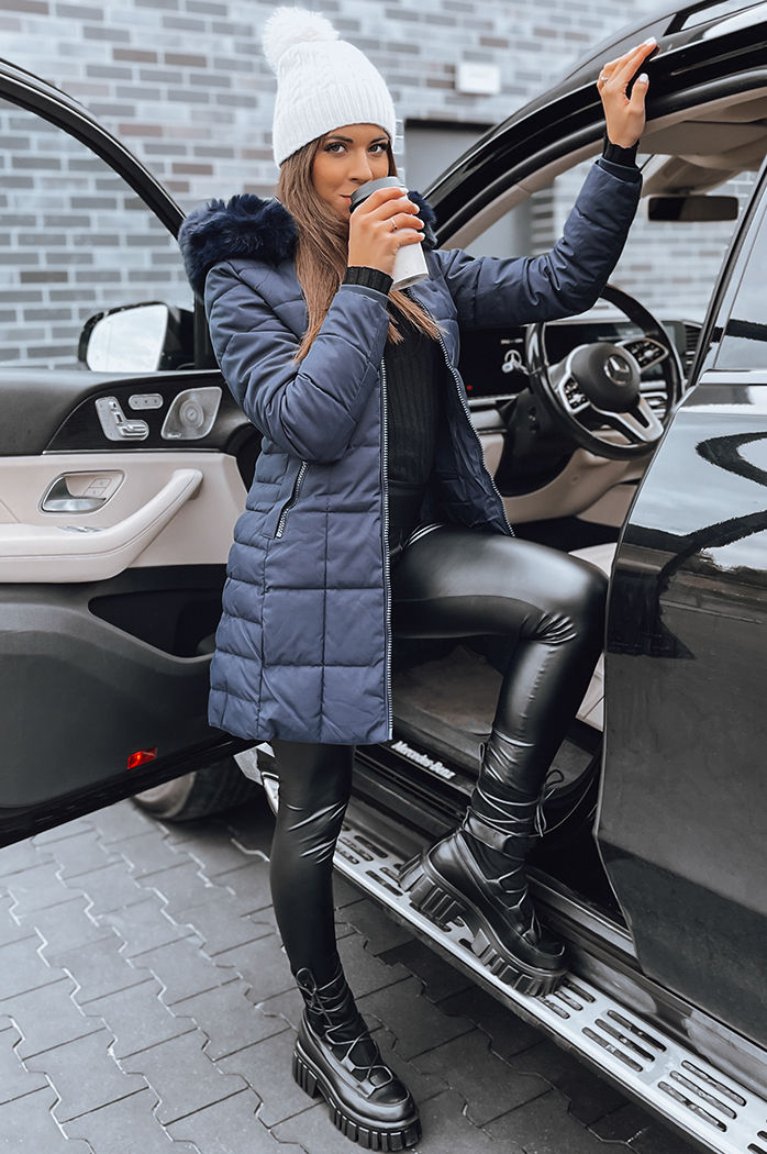 Damen Winterjacke LELISIA Farbe Dunkelblau DSTREET TY4024