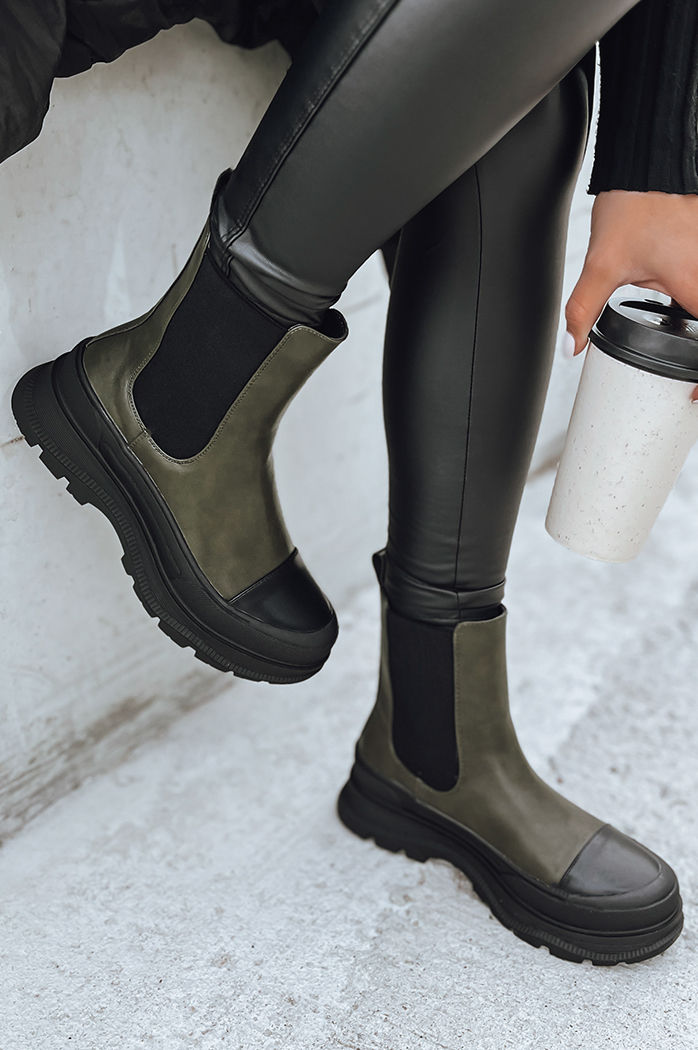 Damenstiefel DENTAR Farbe Grün DSTREET ZY0411