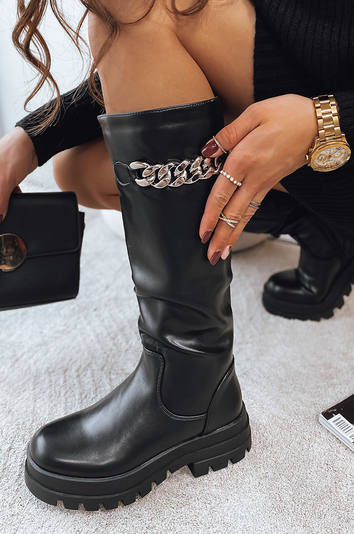 Damenstiefel JOLIA Farbe Schwarz DSTREET ZY0430