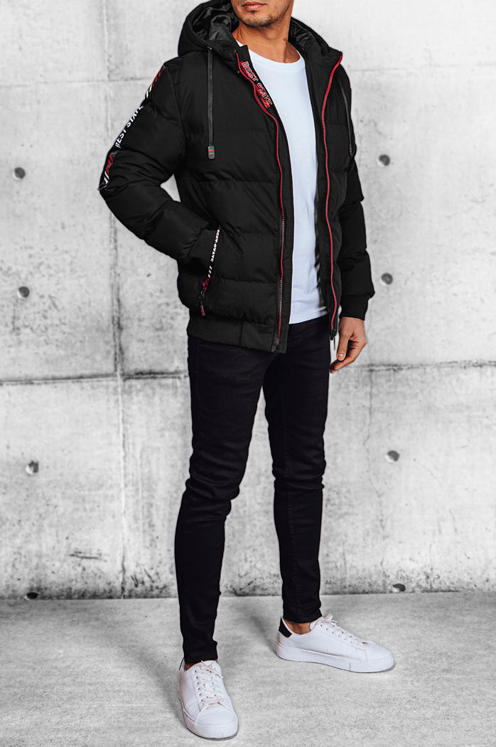 Herren Steppjacke Farbe Schwarz DSTREET TX4615