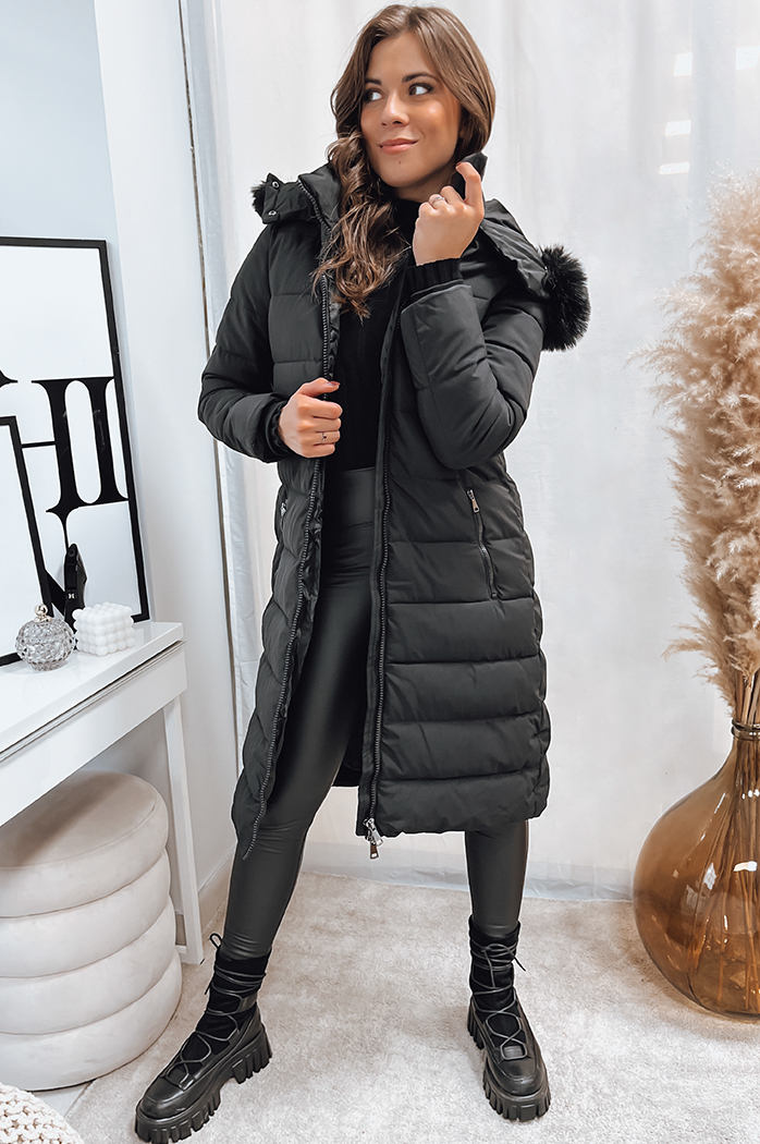 Damen Winterjacke ITEM Farbe Schwarz DSTREET TY4056