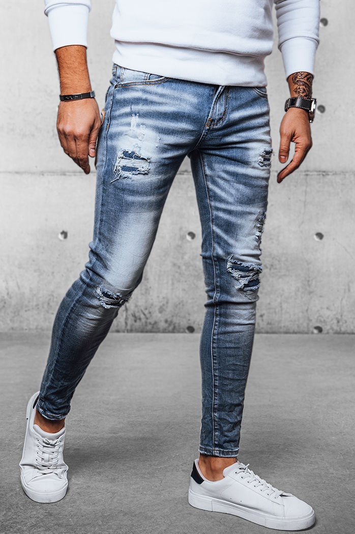 Herren Jeanshosen Farbe Blau DSTREET UX4081