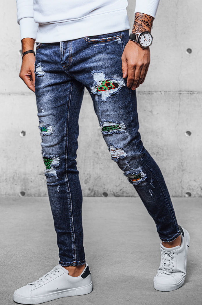 Herren Jeanshosen Farbe Blau DSTREET UX4100