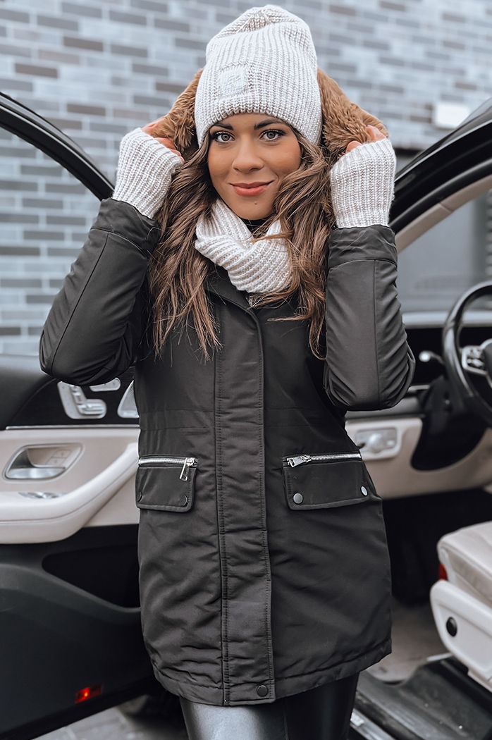 Damen Parka SNOWFALL Farbe Schwarz DSTREET TY4087