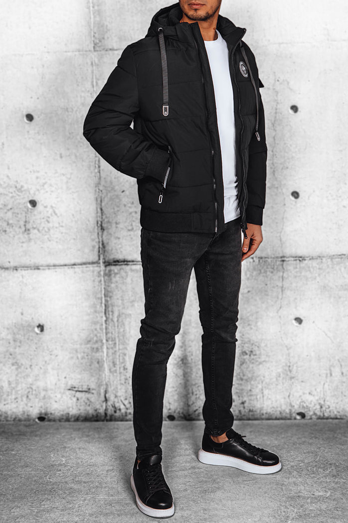 Herren Steppjacke Farbe Schwarz DSTREET TX4638