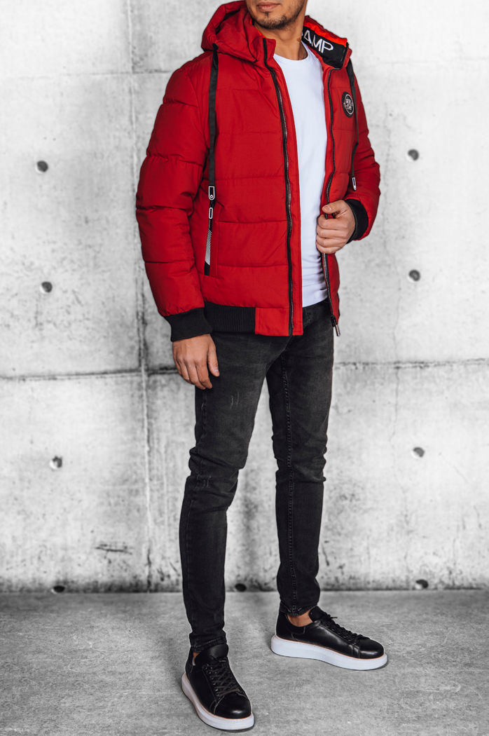 Herren Steppjacke Farbe Weinrot DSTREET TX4640