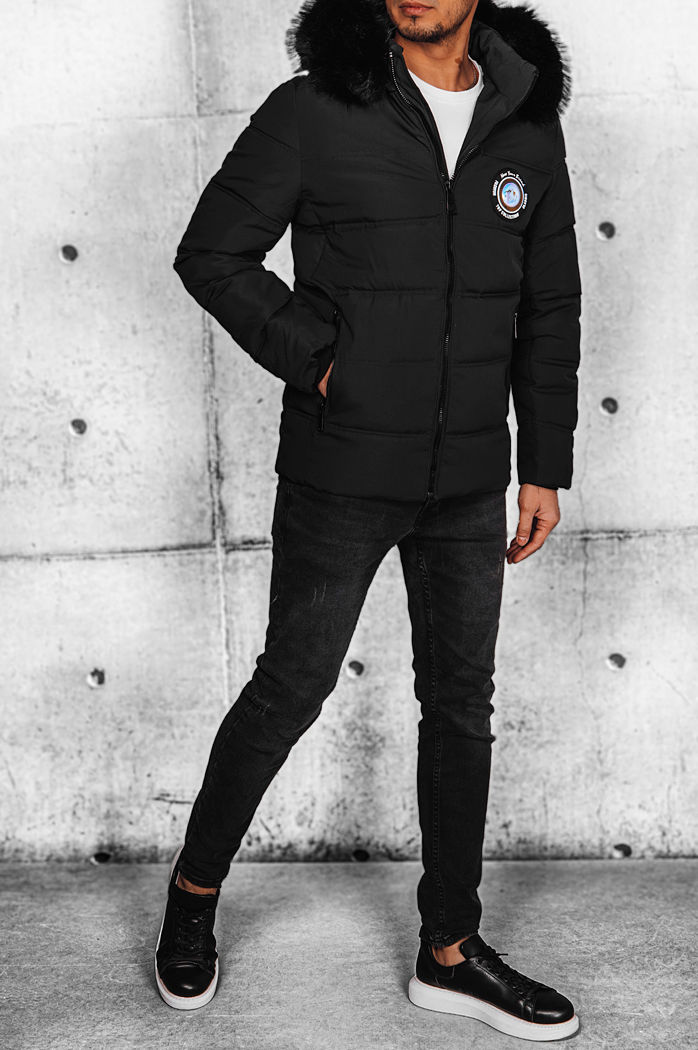 Herren Winterjacke Farbe Schwarz DSTREET TX4644