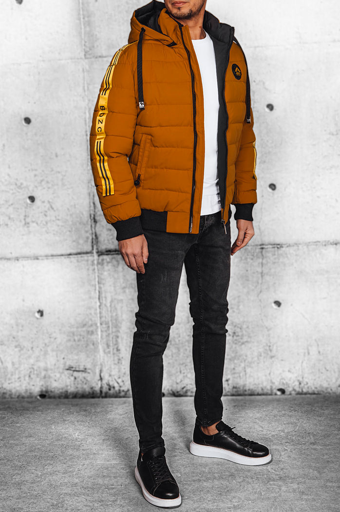 Herren Steppjacke Farbe Camel DSTREET TX4650