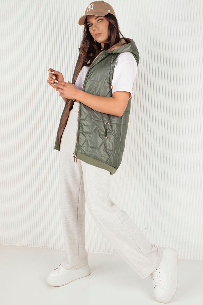 Damen Steppweste COLINE Farbe Grün DSTREET TY4118