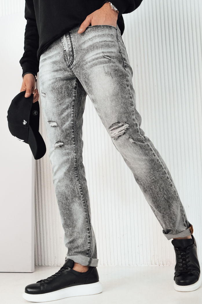 Herren Jeanshosen Farbe Grau DSTREET UX4133