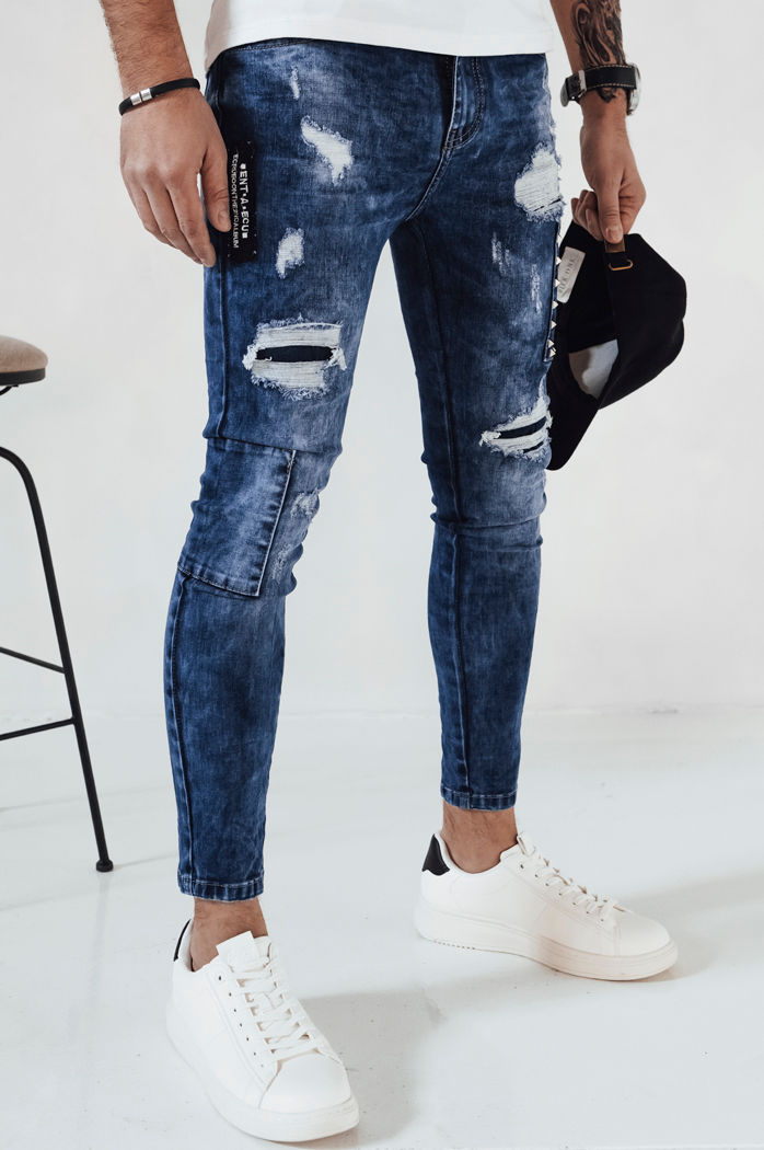 Herren Jeanshosen Farbe Blau DSTREET UX4149