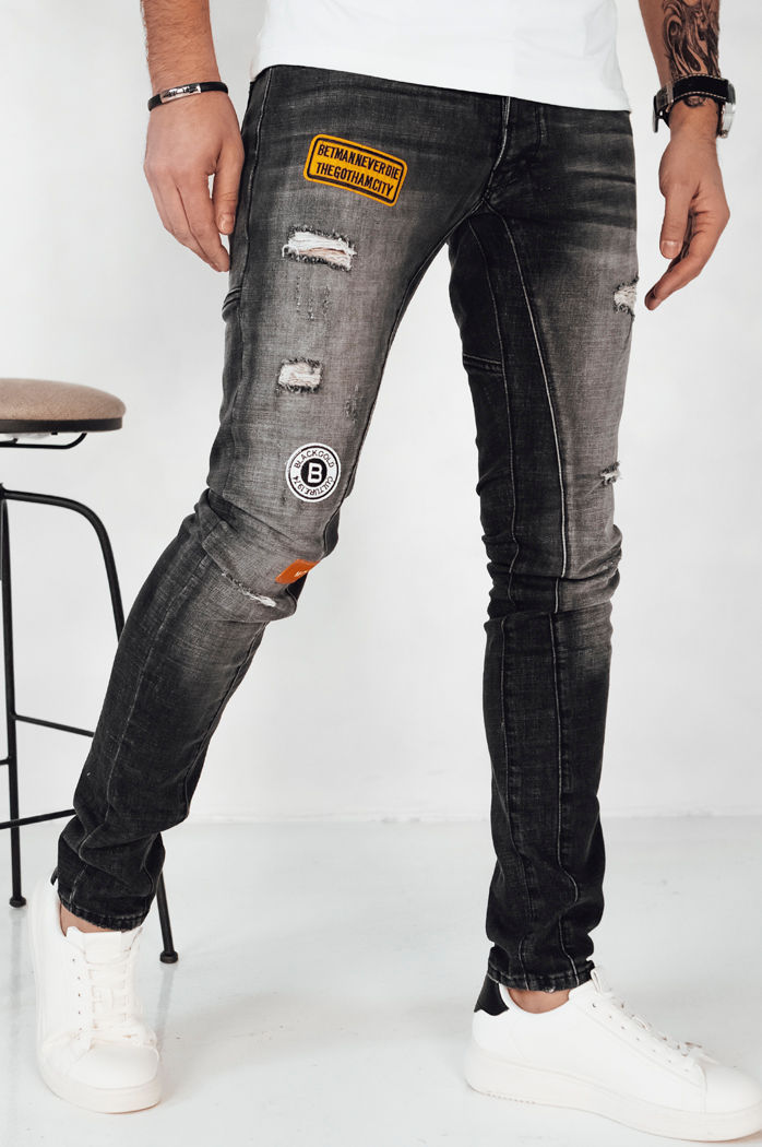 Herren Jeanshosen Farbe Dunkelgrau DSTREET UX4150