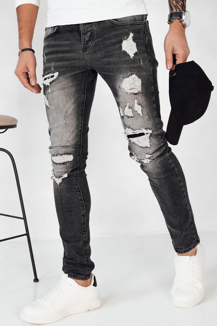 Herren Jeanshosen Farbe Dunkelgrau DSTREET UX4152