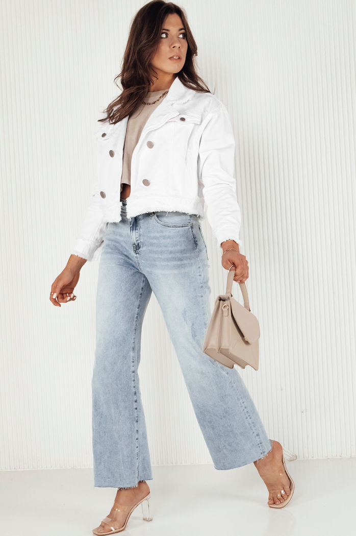 Damen Jeansjacke LUISE weiß Dstreet TY4126
