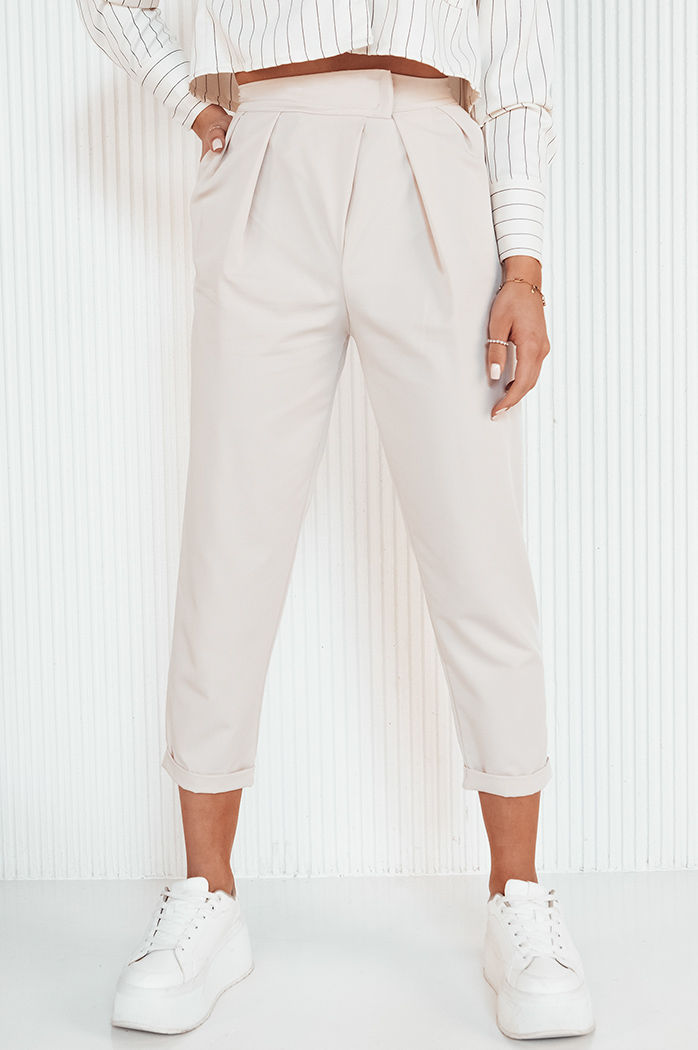 Damen Casual Hose BAFROT Farbe Beige DSTREET UY1889