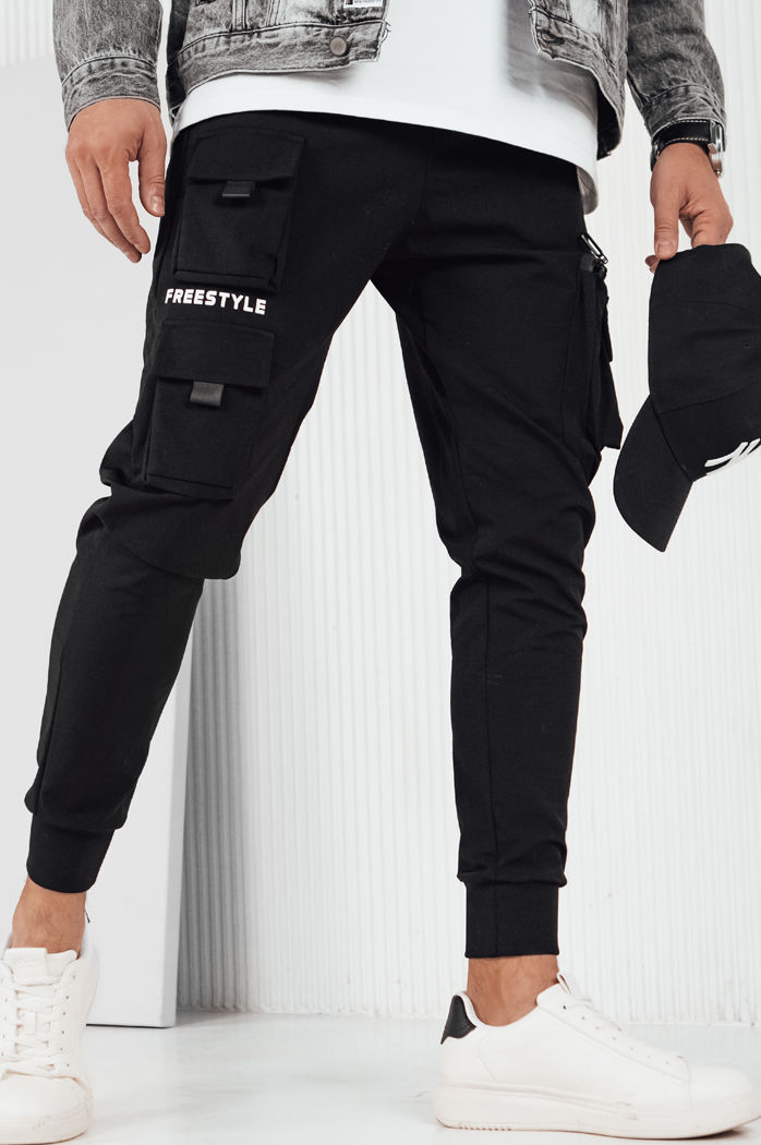 Herren Cargohosen Farbe Schwarz DSTREET UX4155