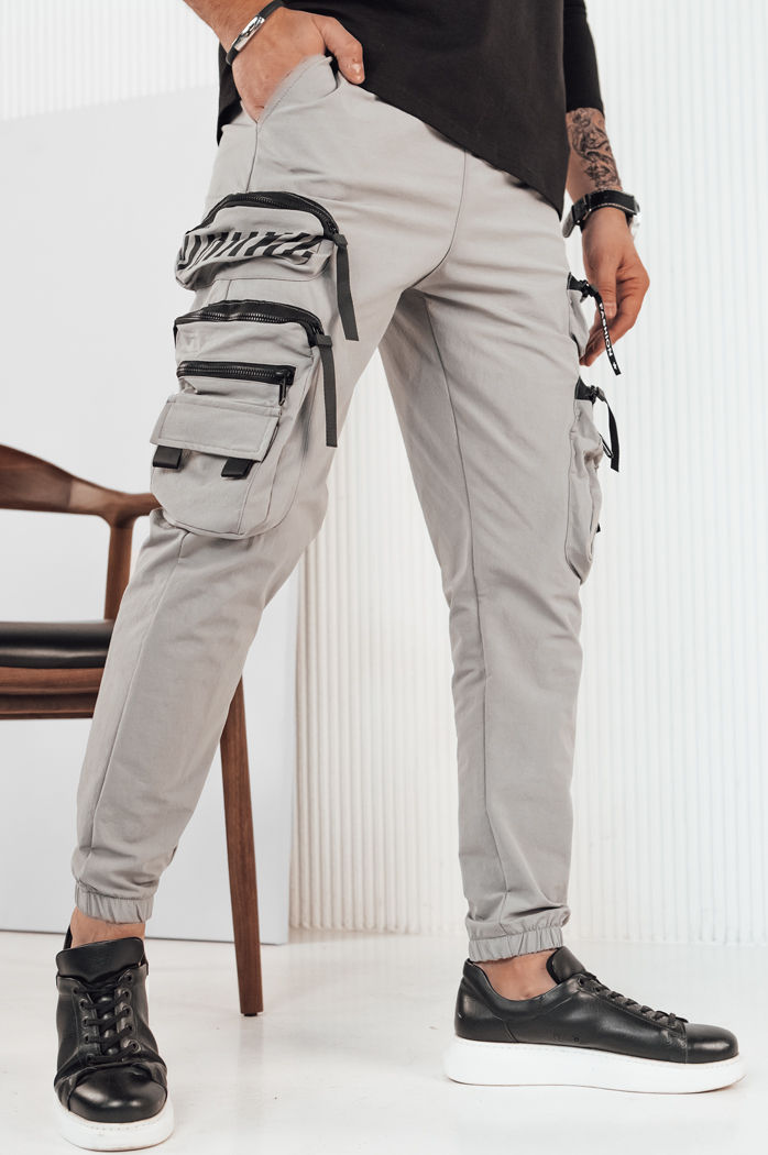 Herren Cargohosen Farbe Grau DSTREET UX4159