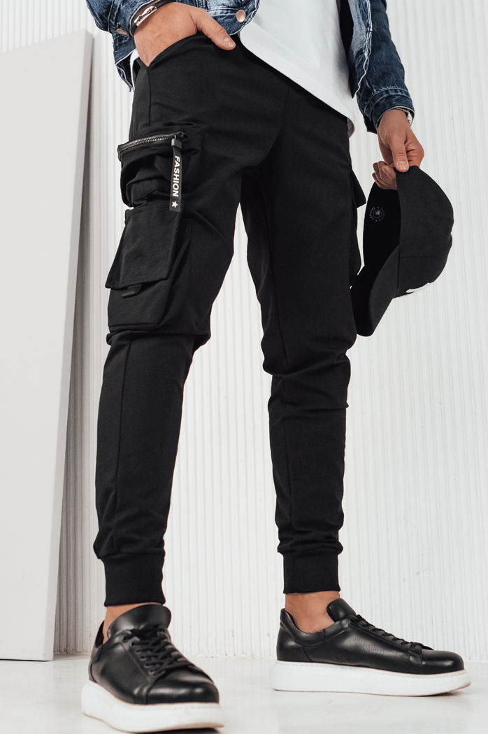 Herren Cargohosen Farbe Schwarz DSTREET UX4161