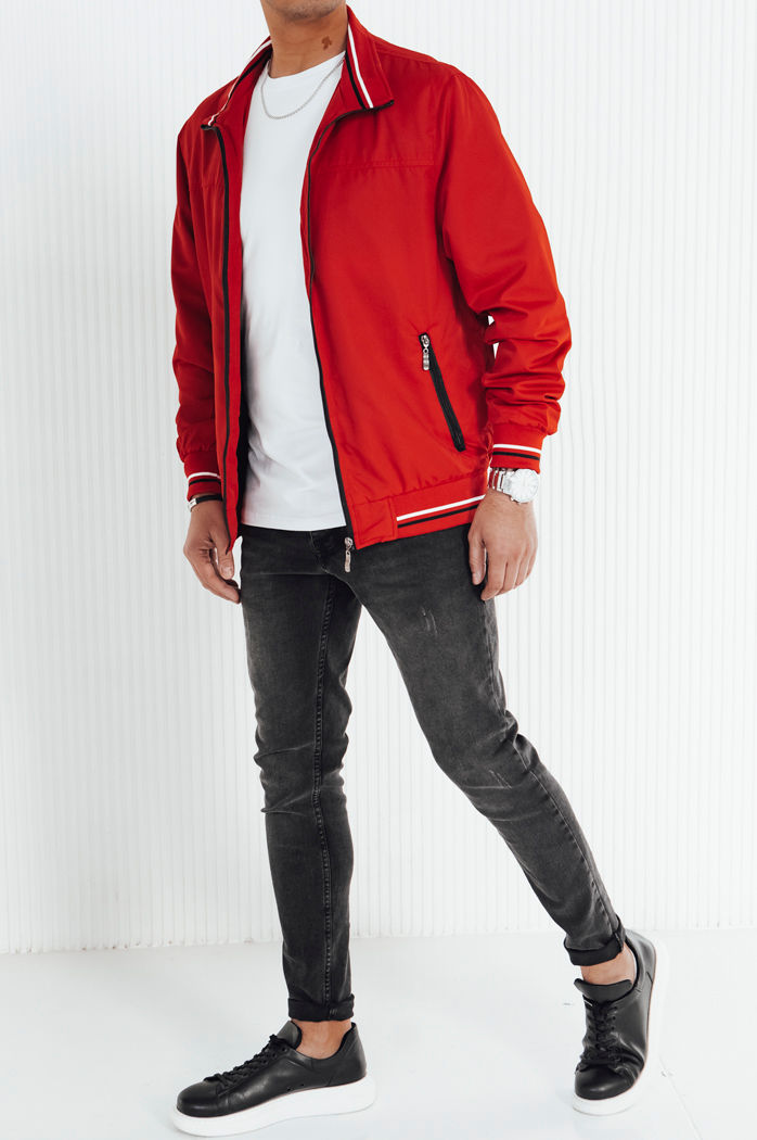 Herren Übergangsjacke Farbe Rot DSTREET TX4676