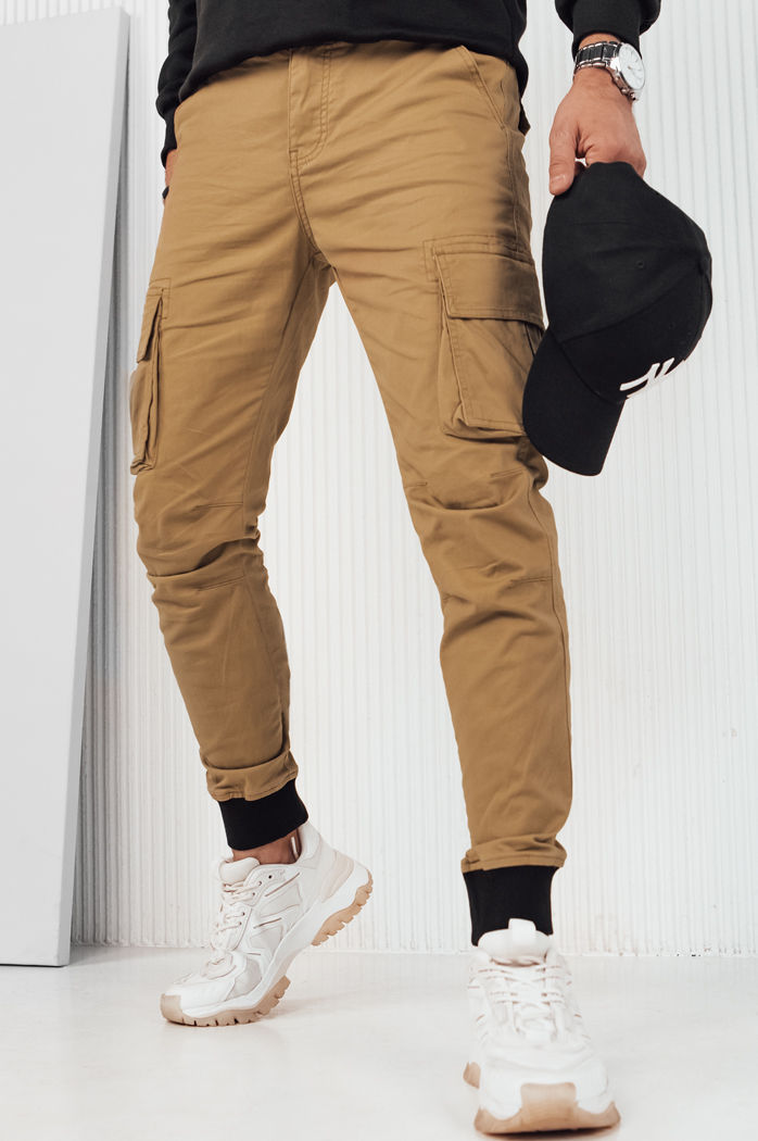 Herren Cargohosen Farbe Khaki DSTREET UX4176
