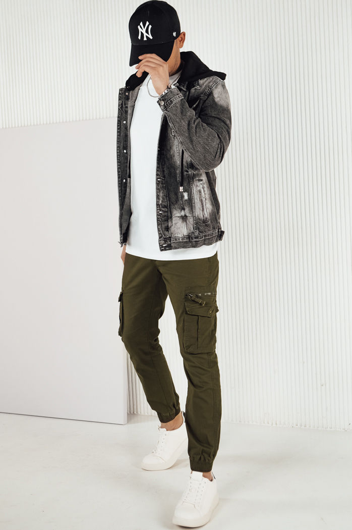 Herren Cargohosen Farbe Grün DSTREET UX4178