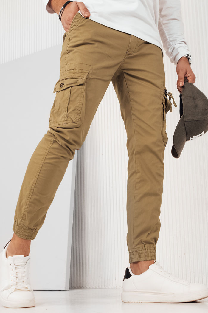 Herren Cargohosen Farbe Khaki DSTREET UX4180