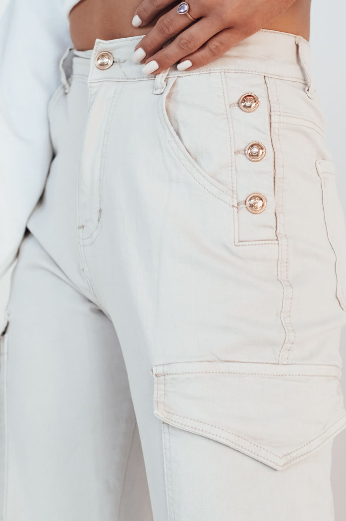 Damen Casual Hose RIMANS Farbe Hellbeige DSTREET UY1935