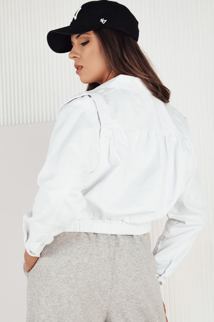 Damen Jeansjacke BLIRNA Farbe Weiß DSTREET TY4165