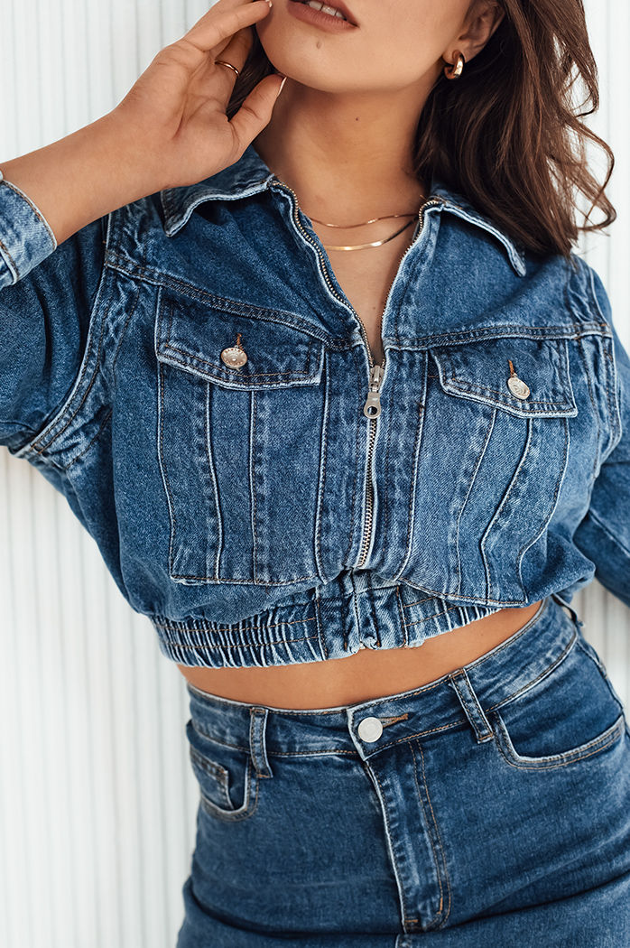 Damen Jeansjacke BLIRNA Farbe Blau DSTREET TY4167