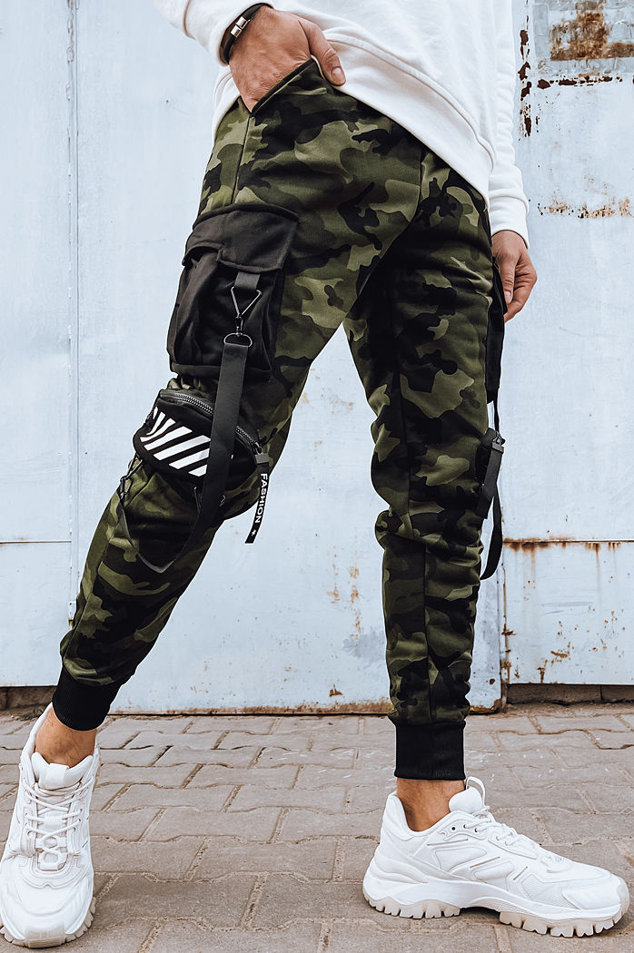 Herren Cargohosen Farbe Grün DSTREET UX4201