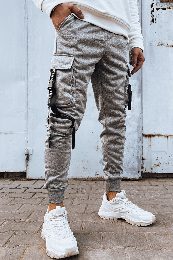 Herren Cargohosen Farbe Grau DSTREET UX4204