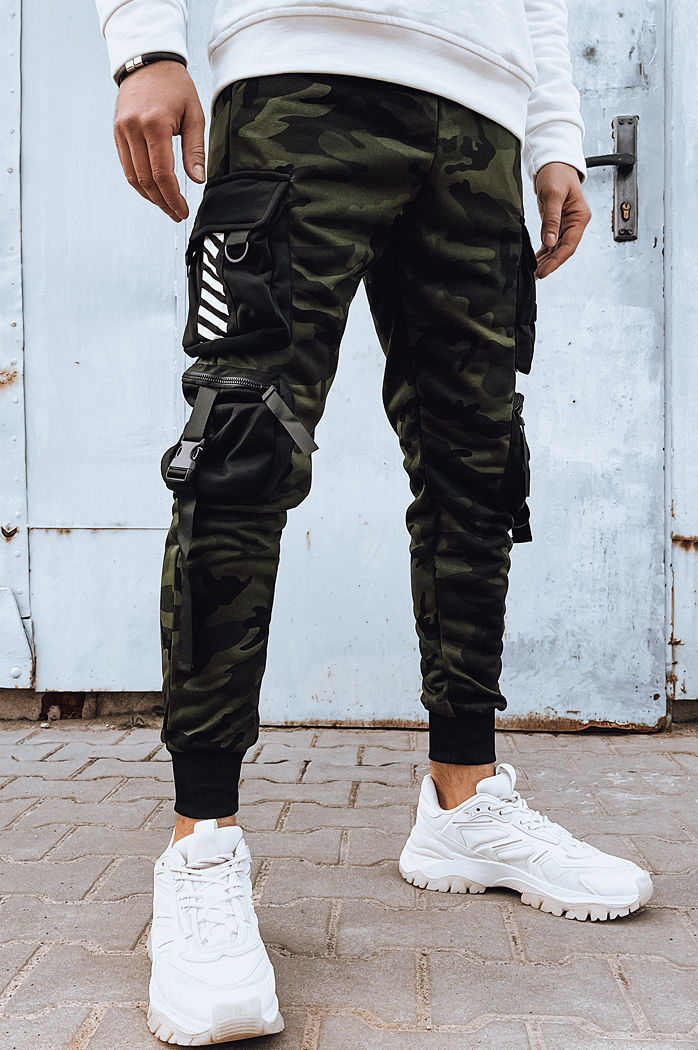 Herren Cargohosen Farbe Grün DSTREET UX4207
