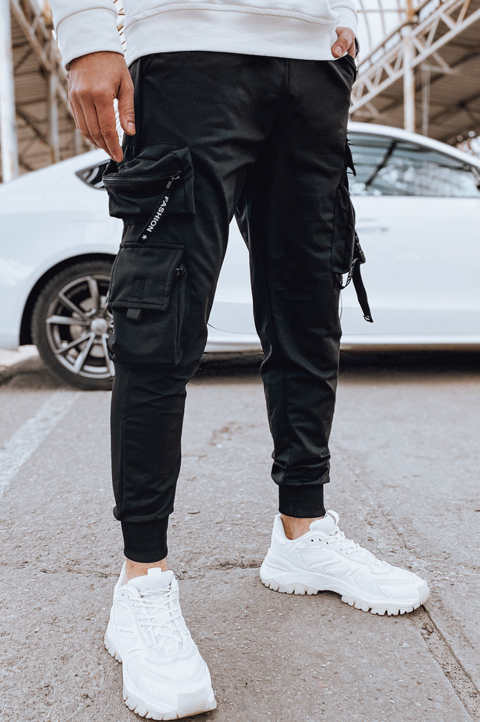 Herren Cargohosen Farbe Schwarz DSTREET UX4214
