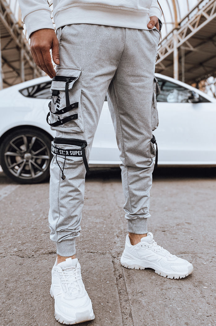 Herren Cargohosen Farbe Grau DSTREET UX4219
