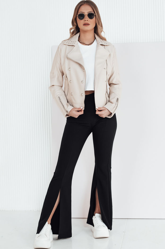Damen Lederjacke TRUCCO beige Dstreet TY4179