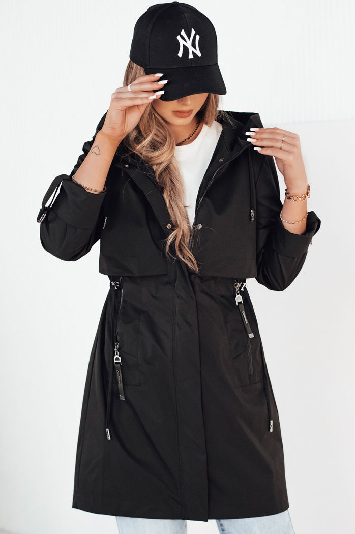TILSON Damen Parka Jacke schwarz Dstreet TY4182