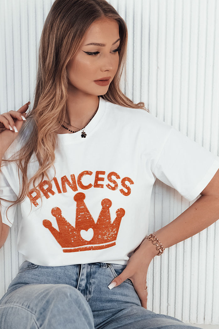 Damen-T-Shirt PRINCY weiß Dstreet RY2392
