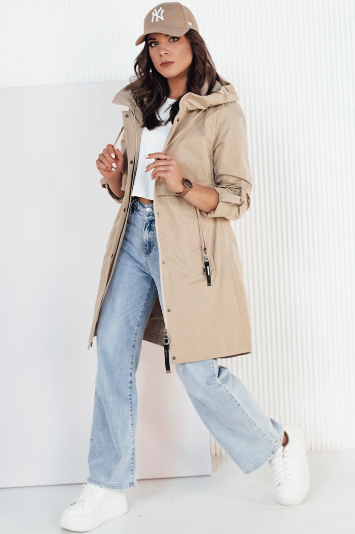 Damen Parka TILSON Farbe Camel DSTREET TY4192