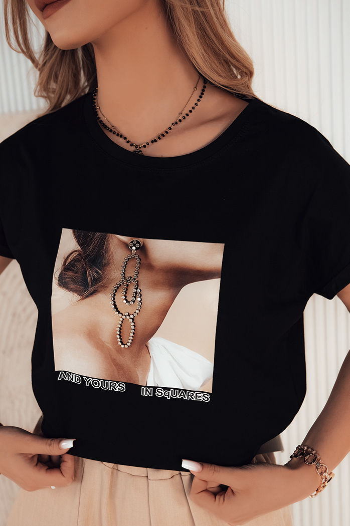 Damen FALCI T-shirt schwarz Dstreet RY2397