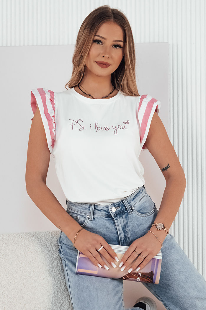 Damen-T-Shirt AMOURI rosa Dstreet RY2412