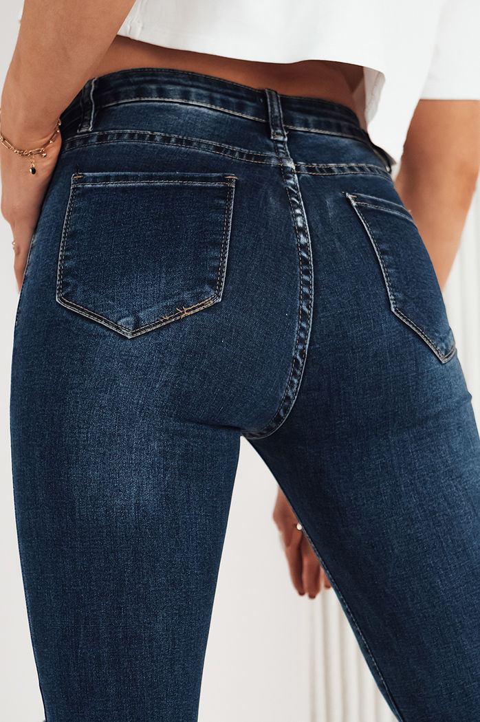 Damen Jeans mit hoher Taille ROGUE Farbe Blau DSTREET UY1960