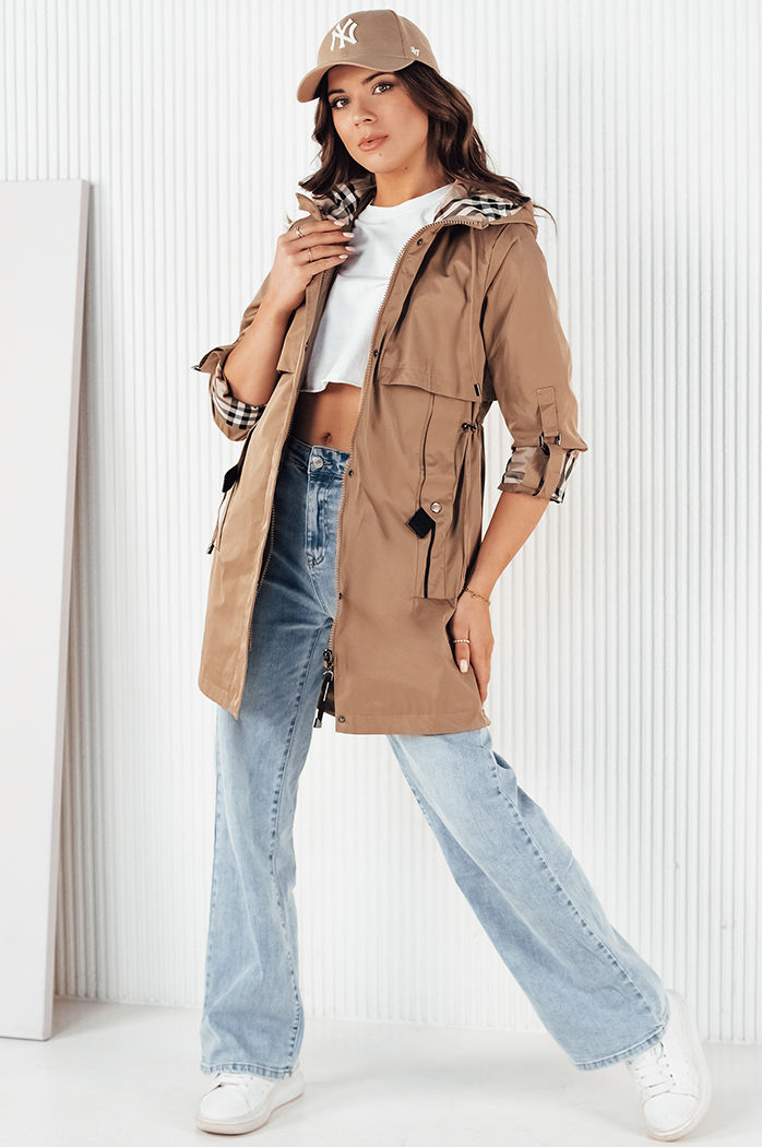 Damen Parka Jacke VERDU beige Dstreet TY4225