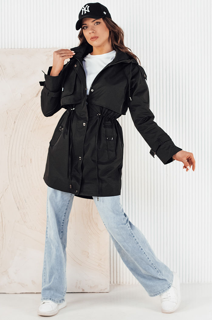 Damen Parka Jacke BRENS schwarz Dstreet TY4230