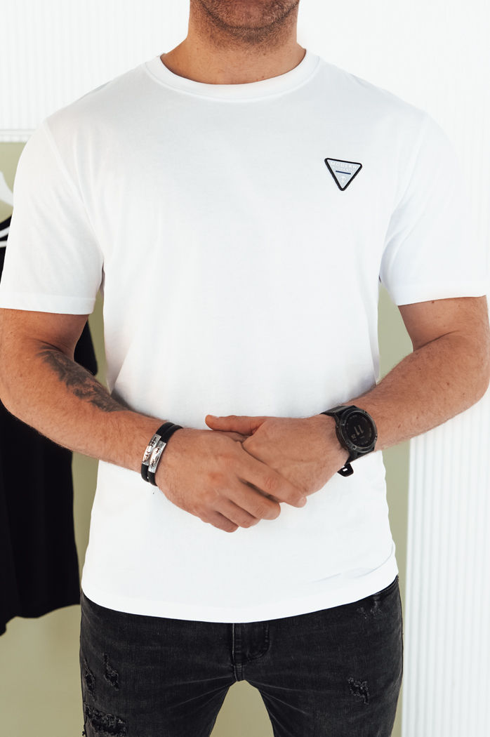 Herren Basic T-Shirt Farbe Weiß DSTREET RX5440